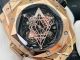 Replica Rose Gold Hublot Big Bang Sang Bleu 45 Watch Asia 7750 With Black Rubber Band (4)_th.jpg